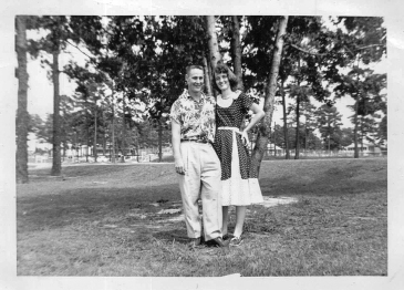 "We sure had fun when this was taken." Summer of 1953 at Fort Jackson, S.C.